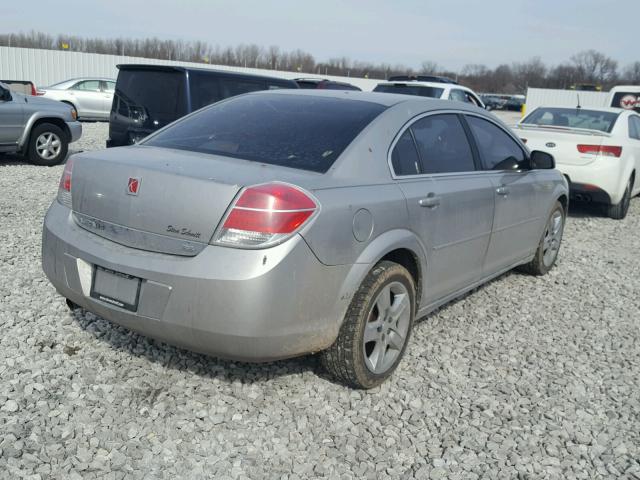 1G8ZS57N38F289569 - 2008 SATURN AURA XE SILVER photo 4