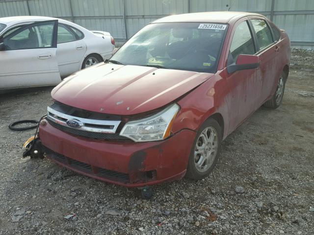 1FAHP36N09W252544 - 2009 FORD FOCUS SES RED photo 2