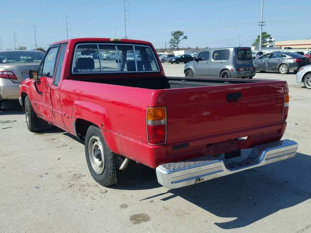 JT4RN56SXH7008933 - 1987 TOYOTA PICKUP XTR RED photo 3