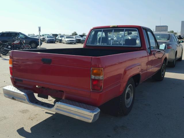 JT4RN56SXH7008933 - 1987 TOYOTA PICKUP XTR RED photo 4