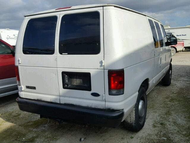 1FTNE24L03HB80190 - 2003 FORD ECONOLINE WHITE photo 4