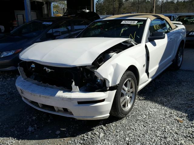 1ZVFT85H555185846 - 2005 FORD MUSTANG GT WHITE photo 9