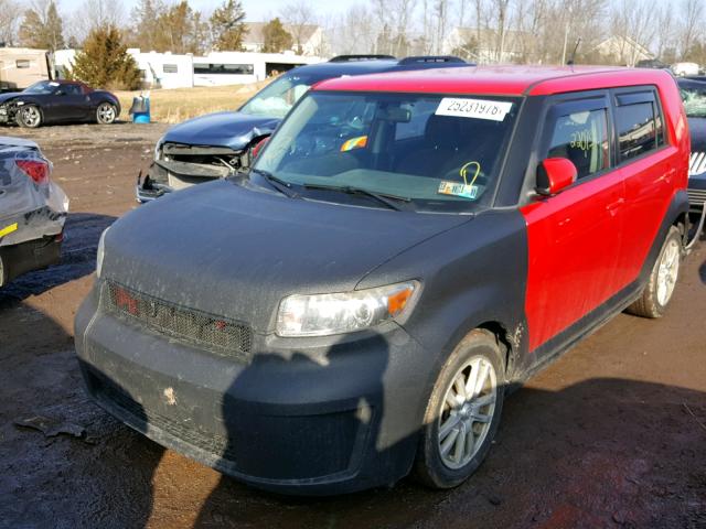 JTLKE50E691096845 - 2009 TOYOTA SCION XB RED photo 2