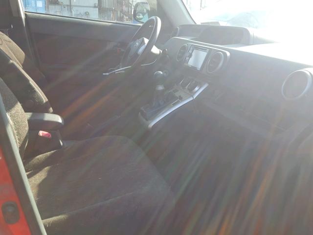 JTLKE50E691096845 - 2009 TOYOTA SCION XB 红色 照片 5