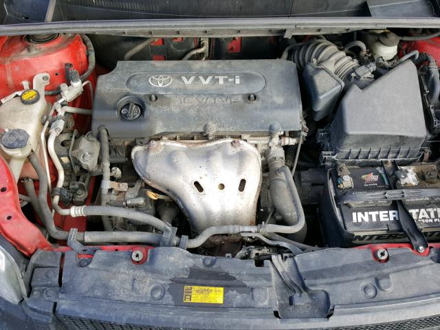 JTLKE50E691096845 - 2009 TOYOTA SCION XB 红色 照片 7