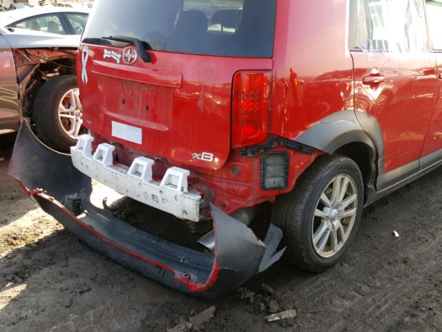 JTLKE50E691096845 - 2009 TOYOTA SCION XB 红色 照片 9