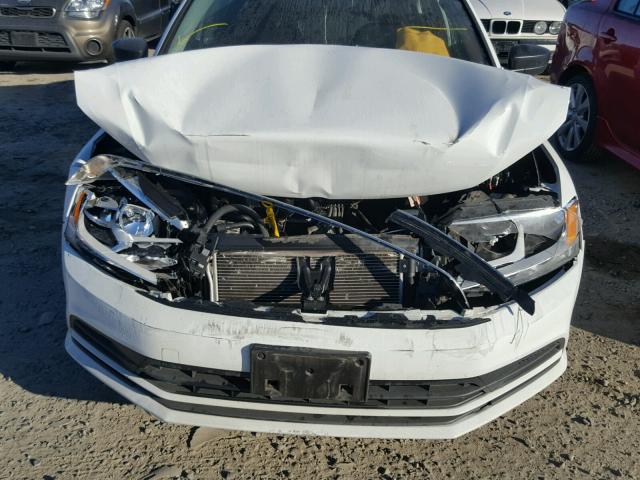 3VW2K7AJ7FM400272 - 2015 VOLKSWAGEN JETTA BASE WHITE photo 7