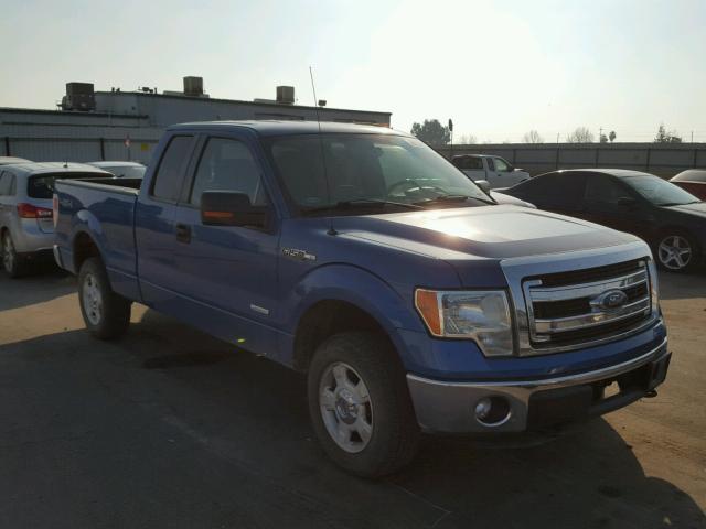 1FTFX1ET6DKE05756 - 2013 FORD F150 SUPER BLUE photo 1