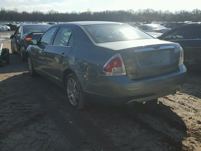 3FAFP08146R153417 - 2006 FORD FUSION SEL GRAY photo 3