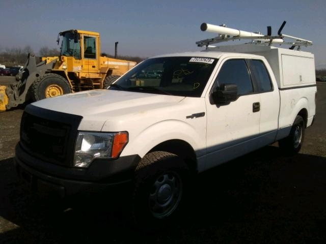 1FTFX1CF1DKD62019 - 2013 FORD F150 SUPER WHITE photo 2