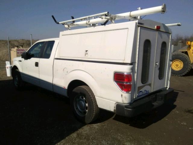 1FTFX1CF1DKD62019 - 2013 FORD F150 SUPER WHITE photo 3