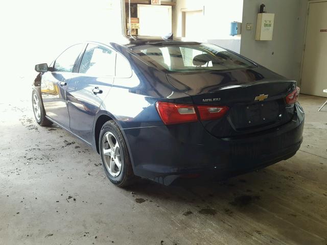 1G1ZC5ST1GF216894 - 2016 CHEVROLET MALIBU LS BLUE photo 3