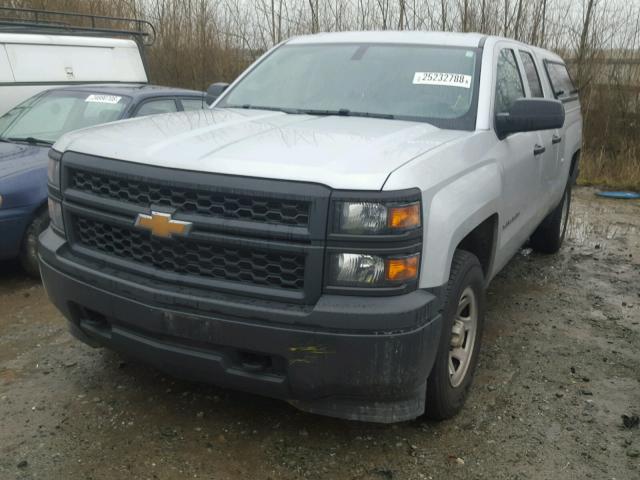 1GCVKPEC6EZ281073 - 2014 CHEVROLET SILVERADO SILVER photo 2