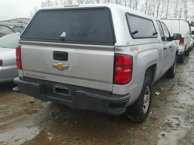 1GCVKPEC6EZ281073 - 2014 CHEVROLET SILVERADO SILVER photo 4