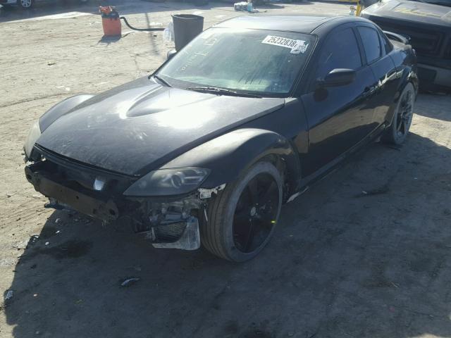 JM1FE173140117660 - 2004 MAZDA RX8 BLACK photo 2