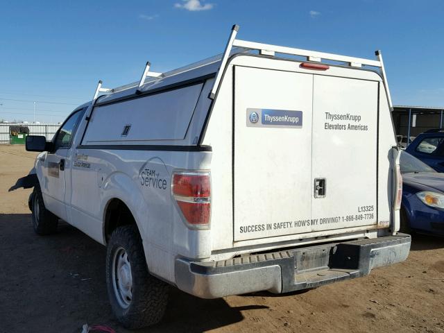 1FTMF1EM4DKF11108 - 2013 FORD F150 WHITE photo 3