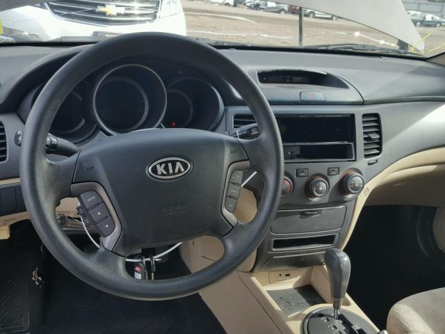 KNAGG4A81A5405100 - 2010 KIA OPTIMA LX GOLD photo 9