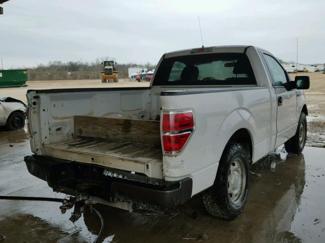 1FTMF1CW9AKE77604 - 2010 FORD F150 WHITE photo 4