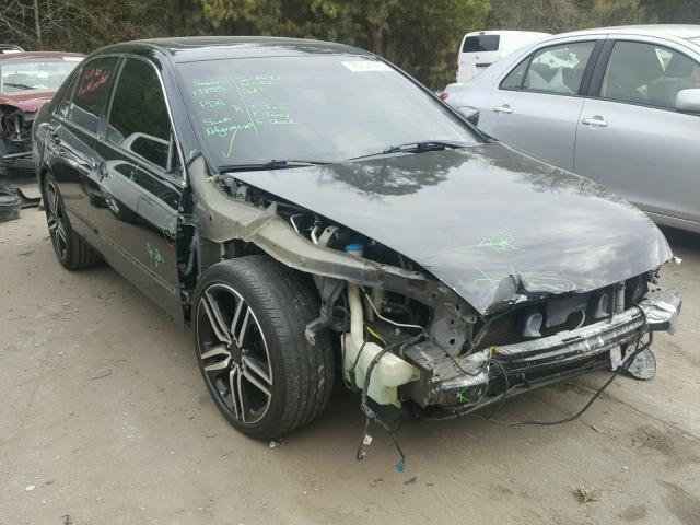 1HGCM66566A074258 - 2006 HONDA ACCORD EX BLACK photo 1