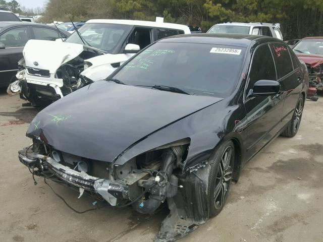 1HGCM66566A074258 - 2006 HONDA ACCORD EX BLACK photo 2