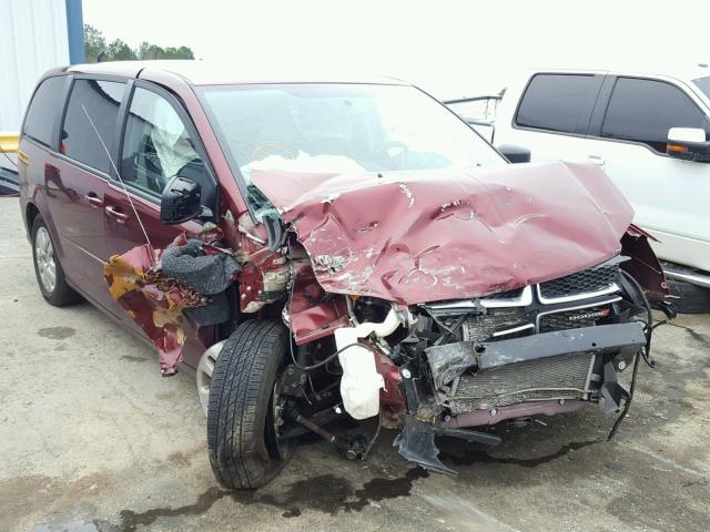 2C4RDGBG3HR685093 - 2017 DODGE GRAND CARA MAROON photo 1