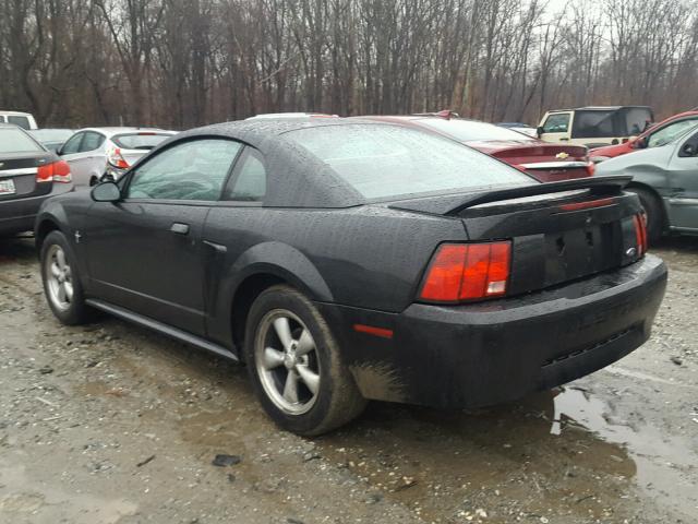 1FAFP4048YF161033 - 2000 FORD MUSTANG BLACK photo 3