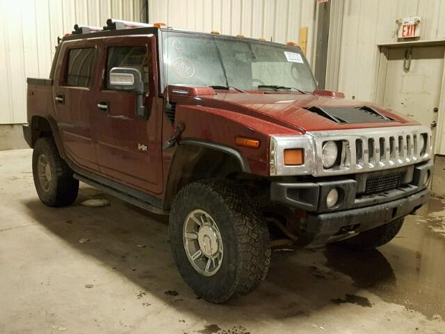 5GRGN22UX5H116566 - 2005 HUMMER H2 SUT RED photo 1