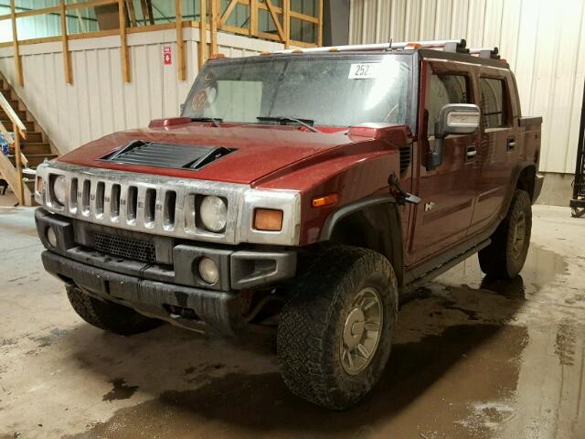 5GRGN22UX5H116566 - 2005 HUMMER H2 SUT RED photo 2