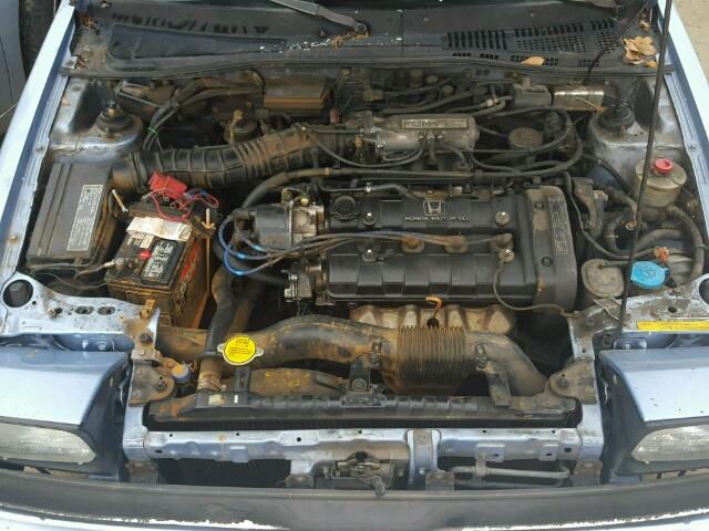 JH4DA3353KS020160 - 1989 ACURA INTEGRA LS BLUE photo 7