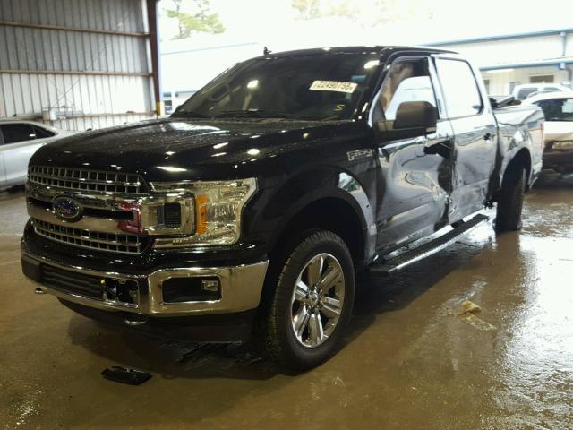 1FTEW1E53JKC46836 - 2018 FORD F150 SUPER BLACK photo 2