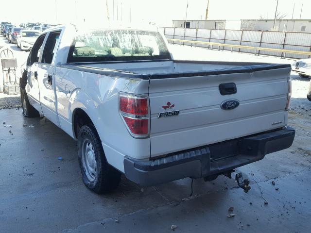 1FTFW1CF9EFA32688 - 2014 FORD F150 SUPER WHITE photo 3