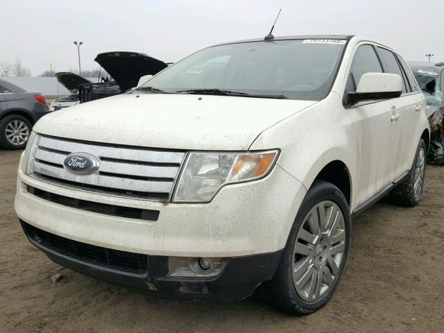 2FMDK49C88BA35813 - 2008 FORD EDGE LIMIT WHITE photo 2