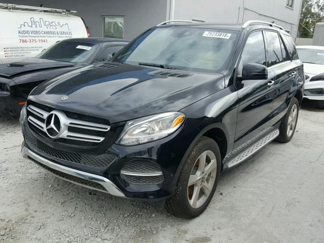 4JGDA5JB7HA968416 - 2017 MERCEDES-BENZ GLE 350 BLACK photo 2