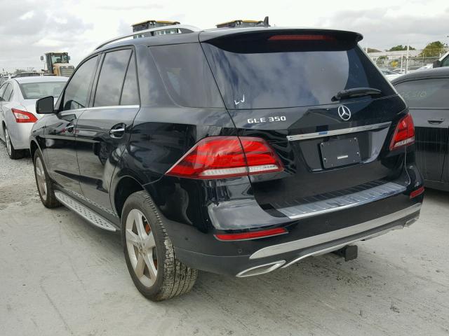 4JGDA5JB7HA968416 - 2017 MERCEDES-BENZ GLE 350 BLACK photo 3