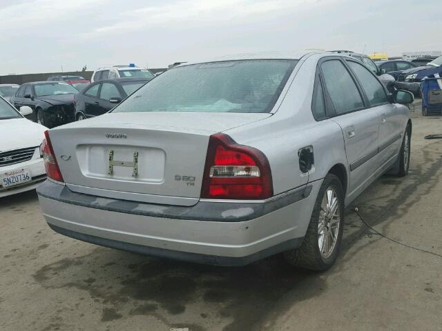 YV1TS90D8X1062534 - 1999 VOLVO S80 T6 TUR SILVER photo 4