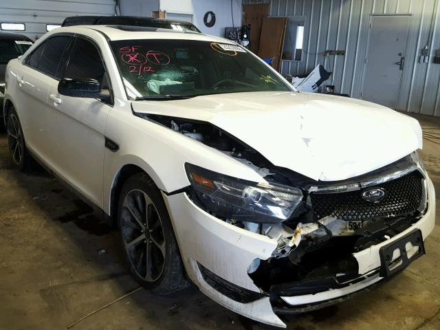 1FAHP2KT5EG133603 - 2014 FORD TAURUS SHO WHITE photo 1