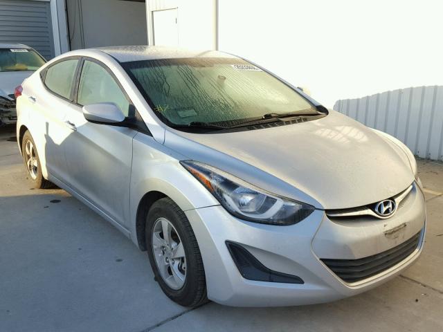 5NPDH4AE5EH521723 - 2014 HYUNDAI ELANTRA SE SILVER photo 1