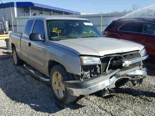 1GCEC19Z65Z155241 - 2005 CHEVROLET SILVERADO BEIGE photo 1