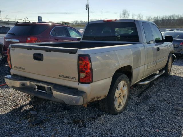 1GCEC19Z65Z155241 - 2005 CHEVROLET SILVERADO BEIGE photo 4