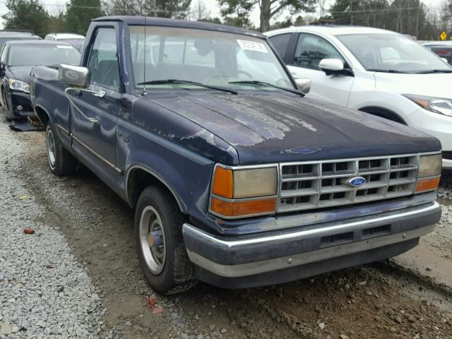 1FTCR10AXKUC51573 - 1989 FORD RANGER BLUE photo 1