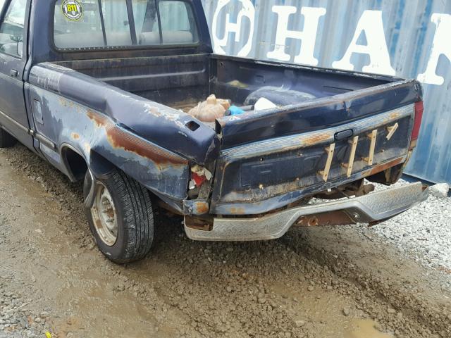 1FTCR10AXKUC51573 - 1989 FORD RANGER BLUE photo 9