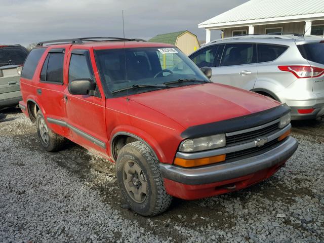 1GNDT13W5XK219251 - 1999 CHEVROLET BLAZER RED photo 1