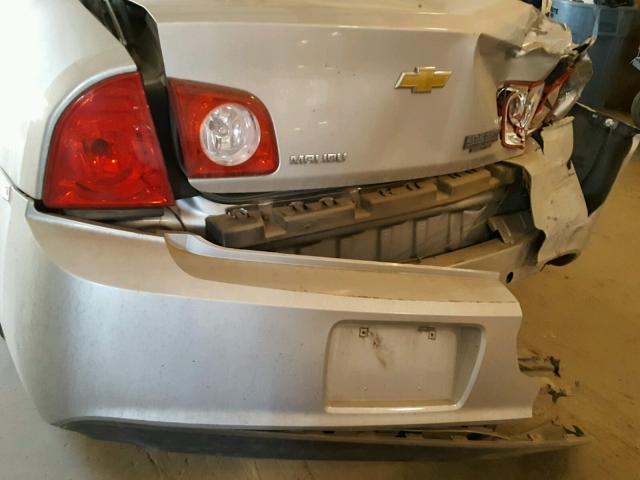 1G1ZB5E0XCF140932 - 2012 CHEVROLET MALIBU LS SILVER photo 9