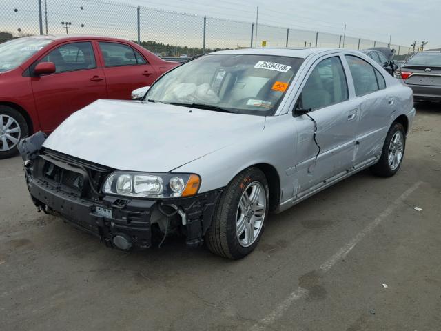 YV1RS592X82688618 - 2008 VOLVO S60 2.5T SILVER photo 2
