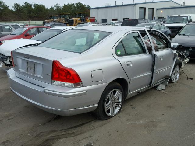 YV1RS592X82688618 - 2008 VOLVO S60 2.5T SILVER photo 4