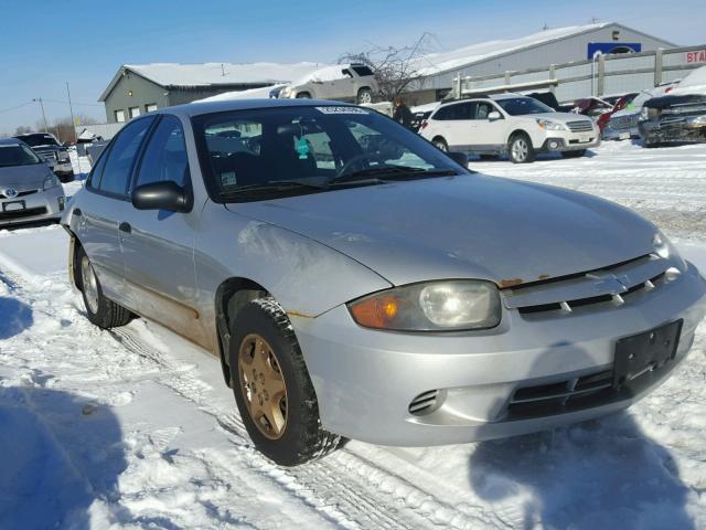 1G1JC52F037163875 - 2003 CHEVROLET CAVALIER SILVER photo 1