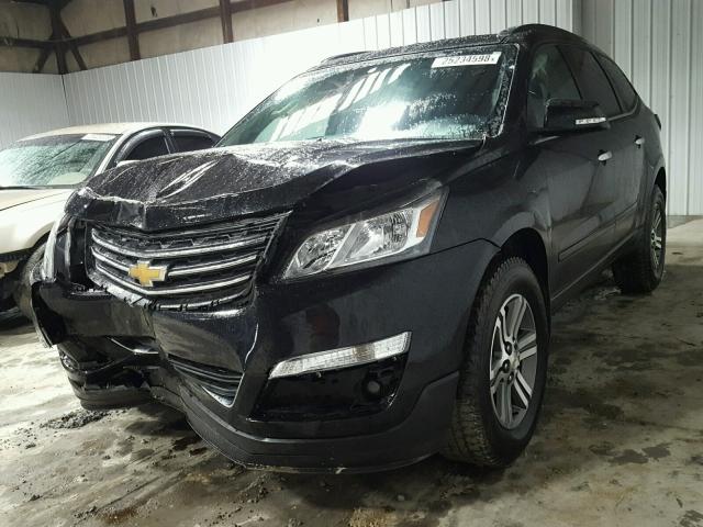 1GNKRGKDXHJ209430 - 2017 CHEVROLET TRAVERSE L BLACK photo 2