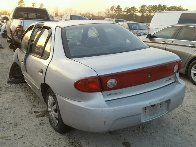 1G1JC52F657152110 - 2005 CHEVROLET CAVALIER SILVER photo 3