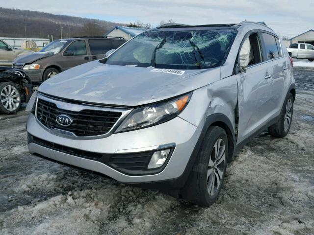 KNDPC3A24B7101611 - 2011 KIA SPORTAGE E SILVER photo 2