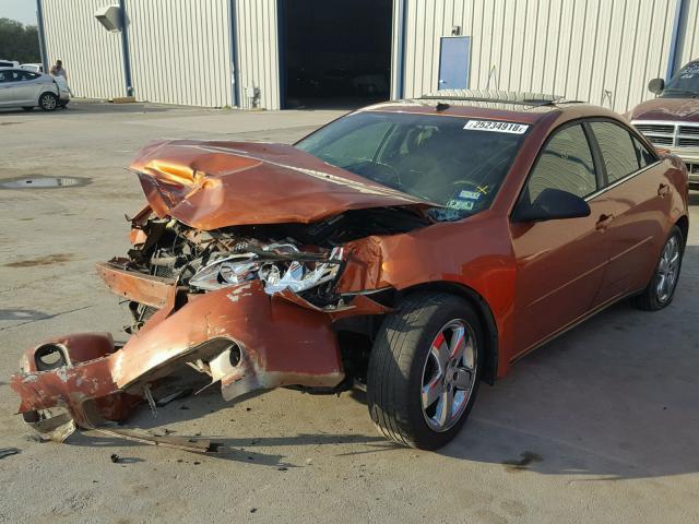 1G2ZH578364140980 - 2006 PONTIAC G6 GT ORANGE photo 2